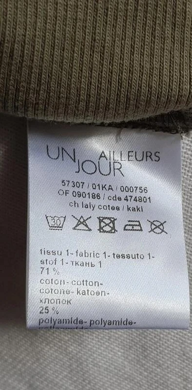 Kaki damesoverhemd "Un jour ailleurs" maat 2XL nieuw – photo 8